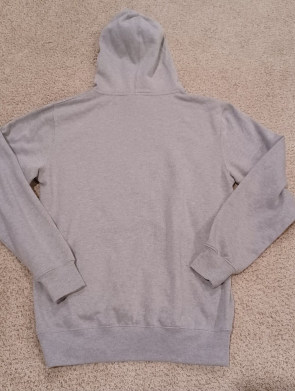 Notre Dame Men's Gray Hoodie with Navy & Gold Crest Size S - Picture 6 of 9